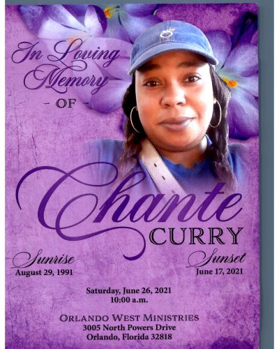 Miss Chante Curry