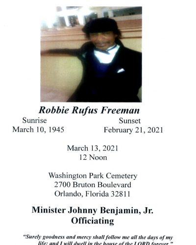 Mr. Robbie Freeman