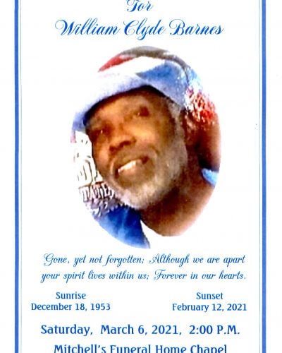 Mr. William Clyde Barnes