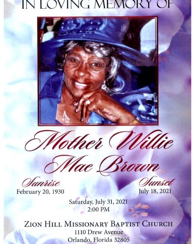Willie Mae Brown